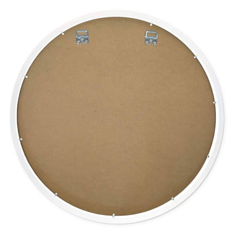 25,4 x 30,5 cm ronde houten fotolijst om op te hangen aan de muur, ronde posterlijst voor trouwfoto