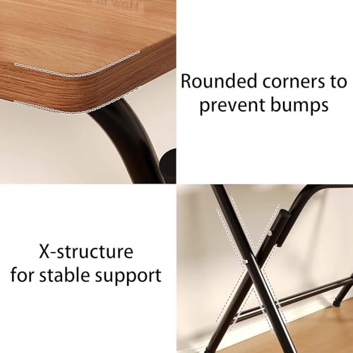 Table d'ordinateur portable pliable bureau multifonctionnel sans assemblage - 6