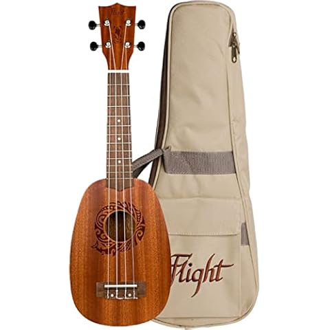 Flight NUP310 Pineapple Soprano Ukulele with Gig Bag Cover