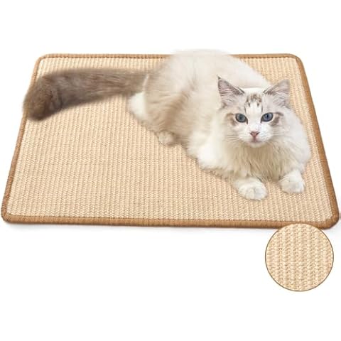FUKUMARU Natural Sisal Cat Scratcher Mat Cover