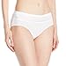 Warner's Women's Body Heaven Muffin Top Cotton Lace Hipster, White, M