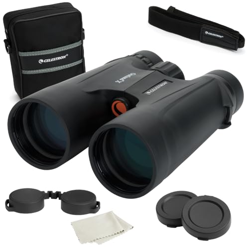 Celestron 71348 10 x 50 Outland X Binocolo, Nero, Outland X 10 x 50 - Roof Prism
