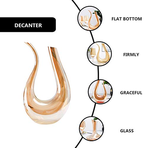 Cabilock U Forma de Vidro Garrafa De Vinho Garrafa de Vinho Tinto Garrafa de Vinho Acessórios de Vin