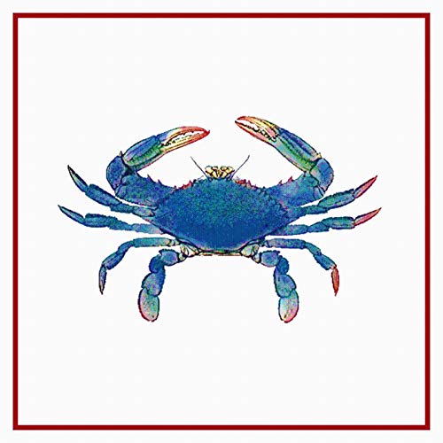 Image of Orenco Originals Sea Life Blue Crab Counted Cross Stitch Pattern with Needles