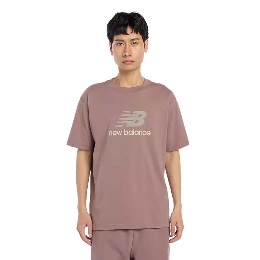 New Balance Athletics Logo Men's T-Shirt, EAS - Earth Shadow, XL