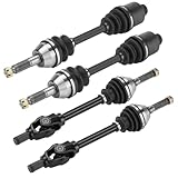 Magorfas Front Rear Male CV Axle Shafts Full Set for Polaris Sportsman 400 500 HO 2004, Sportsman 600 700 Twin 2003-2004, Drive Shaft Assembly for 1380218, 1380240, 1380197-4 PCS