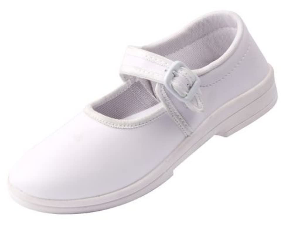 Image of Combo Pack of 2, 1 Black School Shoes + 1 White School Shoes for Girls