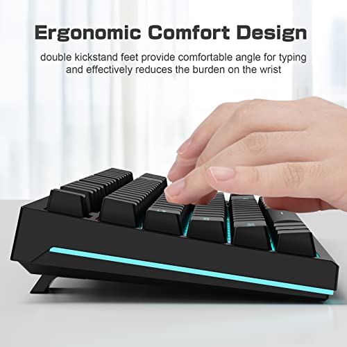 Aula Mechanical Gaming Keyboard, Rgb Backlighting Wired Gaming Keyboard For Pc Mac Xbox Gamer, Brown Switches #TOP6