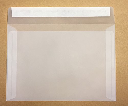 25 transparante enveloppen, C5 = 229 x 162 mm, zelfklevende strips, 100 g/m² - Afbeelding 4
