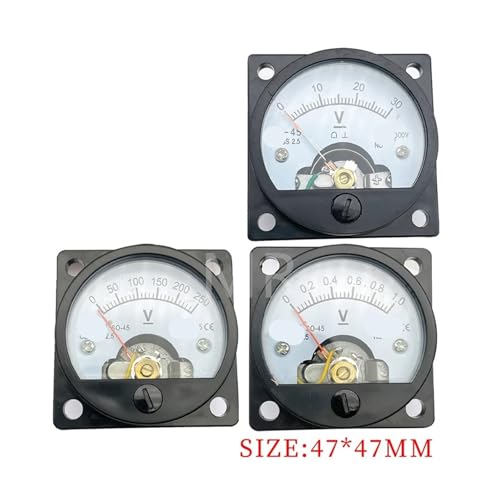 Cadran voltmètre analogique SO-45 contrôle de tension domestique 250V