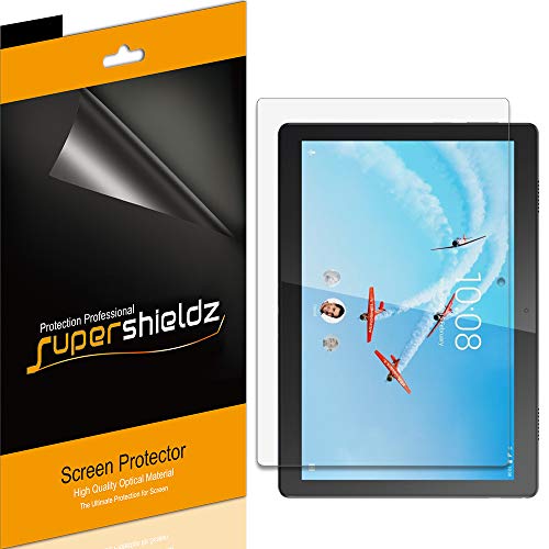 Supershieldz (3 Pack) Designed for Lenovo Smart Tab M10 10.1-inch (Model:TB-X605F Only) Screen Protector, High Definition Clear Shield (PET)