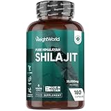 Pure Himalayan Shilajit Capsules 20,000mg | 180 Capsules | 6 Months Supply | Natural Source of Fulvic Acid | 1 per Day | Vegan-Friendly & Non-GMO - Pure Shilajit for Men & Women | Made in The UK - Image 1