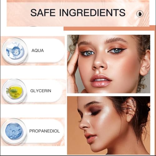 Blusher,Liquid blush stick, Liquid highlighter cosmetics, Liquid contour stick, Blush stick contour with pad applicator, Easy to mix & durable waterproof, Bliss pink blush liquid - Image 5