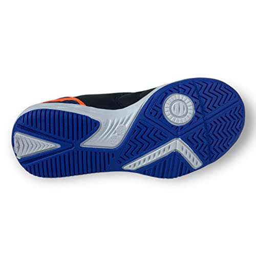 Chuteira Infantil Futsal Dray Topfly Costurada Tamanho:31;Cor:Preto/Azul