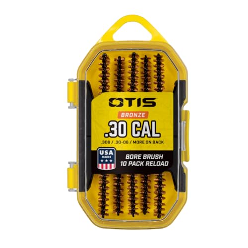Otis Technologies FG-330-BP 10 Pack Bronze Bore Brushes, .30 Caliber