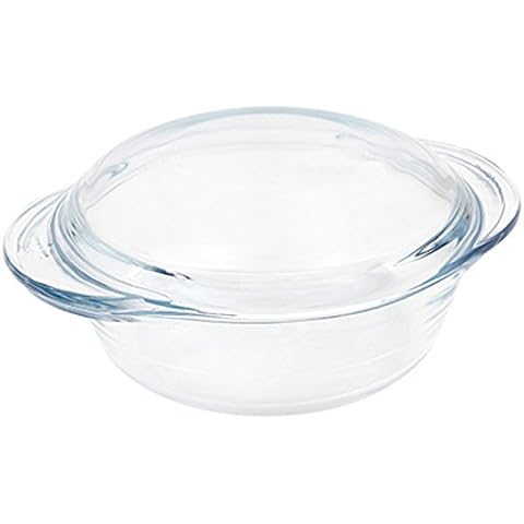 Borella Casalinghi Round Casserole with Lid, Acrylic Cover