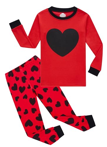 Family Feeling Baby girls Pajamas Valentines Day Long sleeve Cotton boys heart Pyjamas Toddler Kid...
