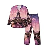 Structure de l'accessoire : la patte avant du haut dispose de 4 boutons, avec un bouton de rechange à l'intérieur. Le pantalon a une taille élastique et deux poches de chaque côté.