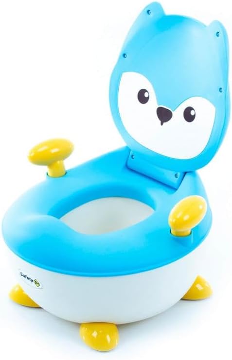 Troninho Fox Potty Azul Safety 1st - Conforto e Segurança — Melhor Facilitação para Treinar Crianças