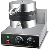 XAoSCd Waffeleisen Für Eier, Kommerzielles Burger-Waffeleisen, Antihaft-Platten, Sandwichmaker Für Bäckereien, Restaurants,
