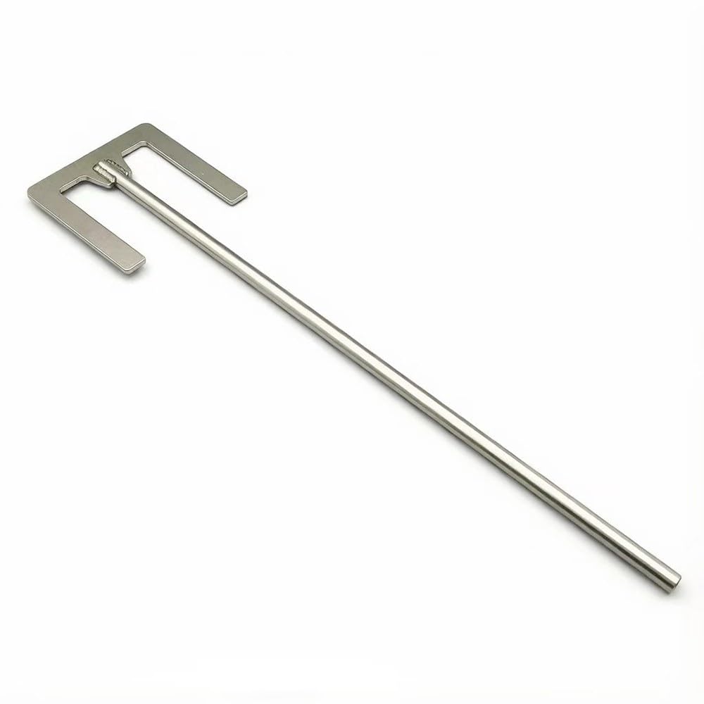 Paleta E inox 304 con varilla para agitador de laboratorio 1 pieza