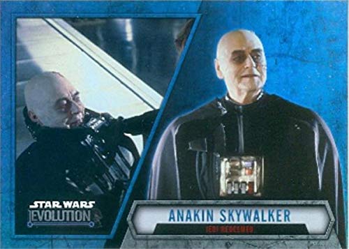 Anakin Skywalker Return of Jedi trading card Star Wars Evolution 2016 Topps #4 Refractor Sebastian Shaw Darth Vader