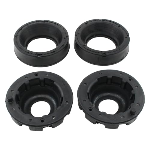 Roneeson Front Upper and Lower Suspension Coil Spring Isolator Insulator Kit for Jeep Grand Cherokee 1999-2004 4.0L 4.7L