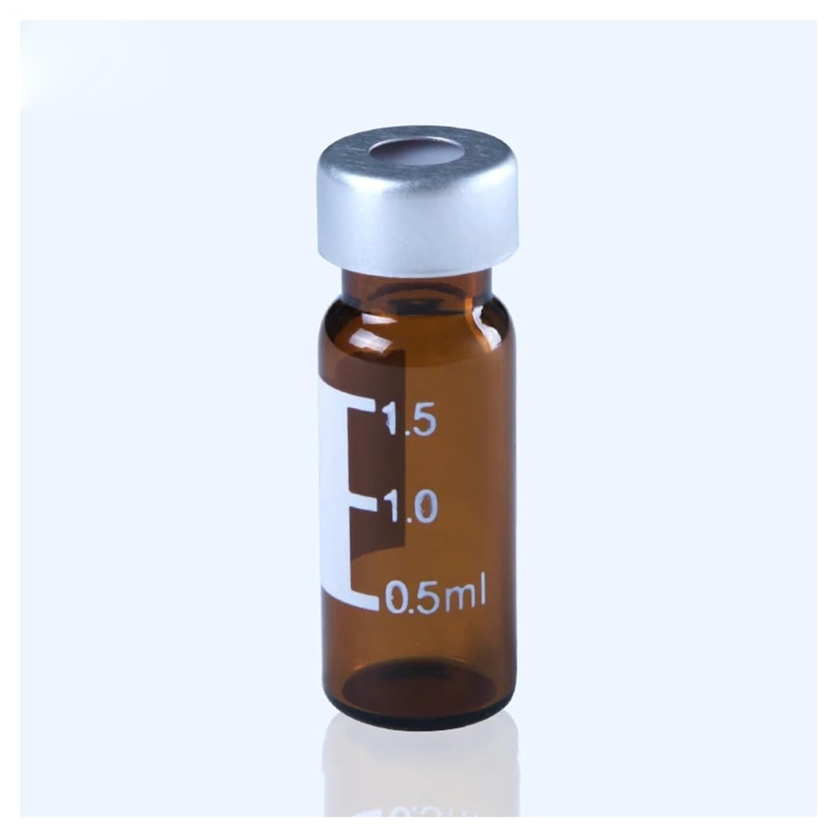 Flacone for campioni in vetro da 2 ml, 100 pezzi/lotto, con coperchio in alluminio, flacone for iniezione automatica dello spazio di testa(Type2)