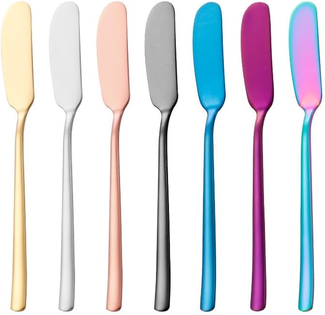 Silverware Set, Pieces 304 Stainless Steel Butter Knife Korean Bread Jam Butter Knife Cheese Knife