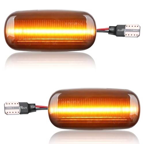 YOLLKY 2pc LED Side Marker Lights for Audi A3 A4 A6 S3 S4 S6