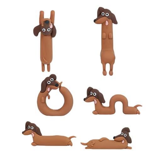 Statue de teckel figurines de chien en silicone aux finitions soignées - 2