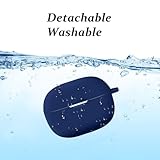 for Beats Powerbeats Pro with Carabiner,Anti-Scratch Premium Soft Silicone Full Protective Case,Shockproof Ultra Slim Headphone Protective Case for Beats Powerbeats Pro,Blue - Image 3