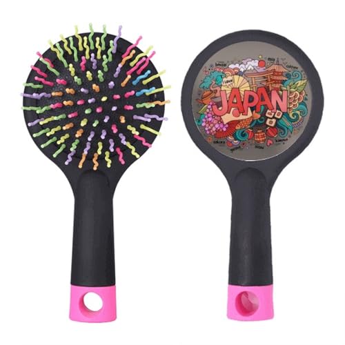 Brosse à cheveux démêlante I Love Japan : fini les cheveux cassés et les nœuds au brossage