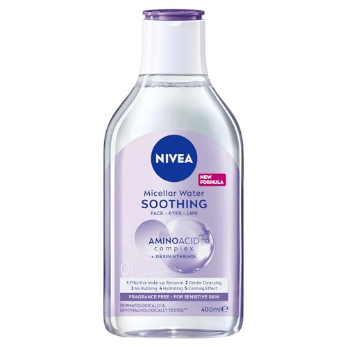 Eau nettoyante micellaire NIVEA démaquillant 3 en 1 et crème hydratante douce visage