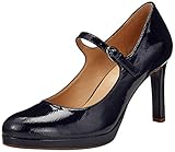 Naturalizer Women's Talissa Mary Janes Pump, Navy Patent, 8 M US