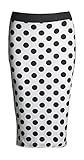 Forever Womens Aztec Polka Dot Tribal Printed Pencil Skirt