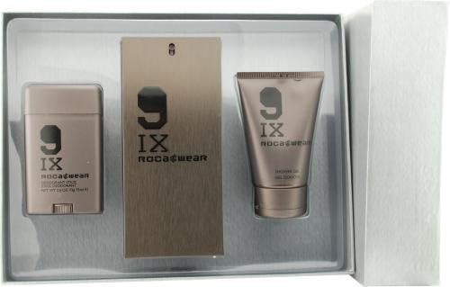 9ix Rocawear By Jay-Z For Men Edt Spray 3.4 Oz & Shower Gel 3.4 Oz & Deodorant Stick 2.6 Oz