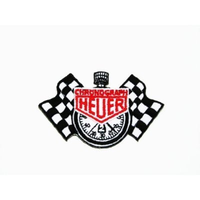Patch By KLB Cronograph Heuer Sign Symbol Iron on