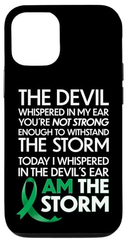 Gallbladder Cancer Warriors I Am The Storm, I Will Survive �X�}�z�P�[�X iPhone 12/12 Pro �p
