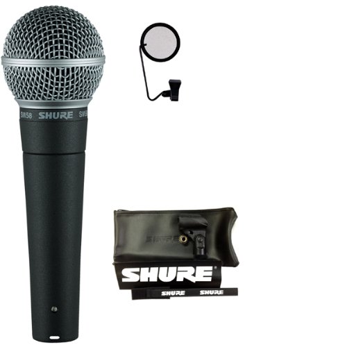 Amazon | 【ポップブロッカー付7点セット】SHURE/シュア SM58-LCE