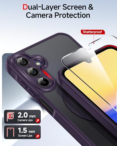 Coque Galaxy A15 5G antichoc compatible avec charge sans fil