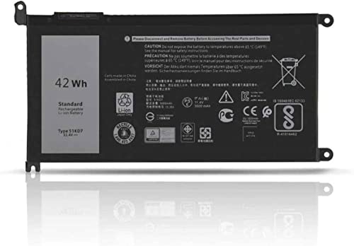 Batterie ordinateur portable Dell 11 3100 3180 5190 P28T001 Y07HK 42Wh