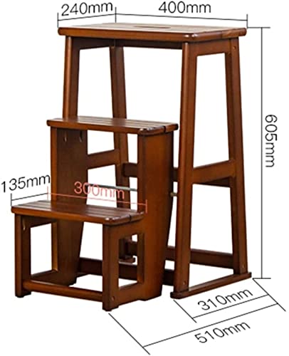 Étagère pliable et échelle portable 3 marches multifonction - 4