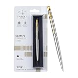 Parker Classic Stainless Steel Gt Ball Pen