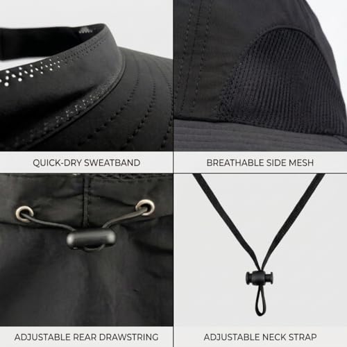 Image of Mosquito Hat with Netting, Mosquito Hats Lightweight Outdoor Fishing Hiking Camping Bug Net for Men & Women, Grey