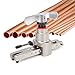Wostore Flaring Tools Set 2 Flaring Bar for 15 Dies Sizes Eccentric Cone Refrigeration HVAC with Tube Cutter and Reamer