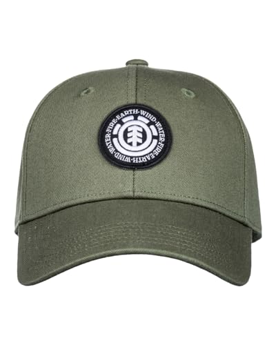 Element Treelogo 2.0 Cap casquette streetwear homme en coton noir