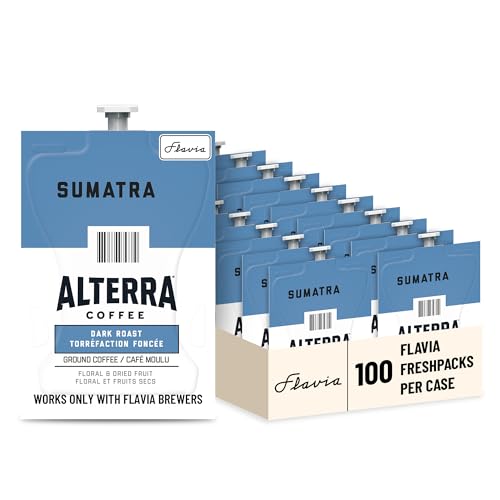 Image of Flavia Alterra Sumatra Freshpacks works only with Flavia Brewers, Dark Roast (Case of 100)