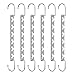 Space Saving Hangers for Clothes 6 Pack, Sturdy Metal Hangers Wardrobe Organizer, Magic Cascading Hanger, Closet Space Saver Closet Organizers and Storage