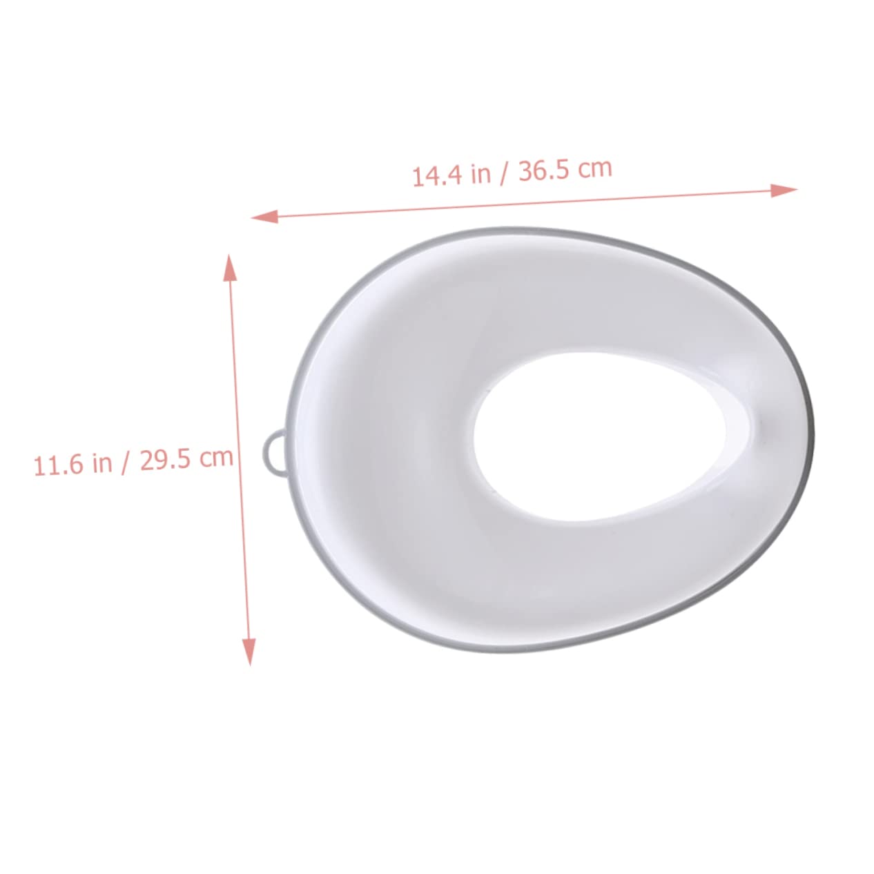 Riduttore Anti-splash Cerchio Rimovibile Bianco in Pp, Wc Bambini